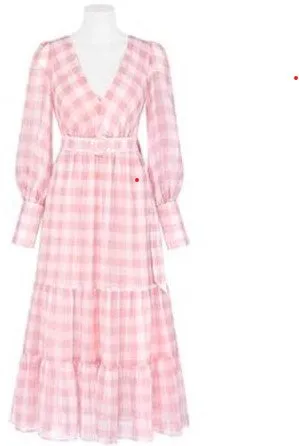 Elise Gingham Dress